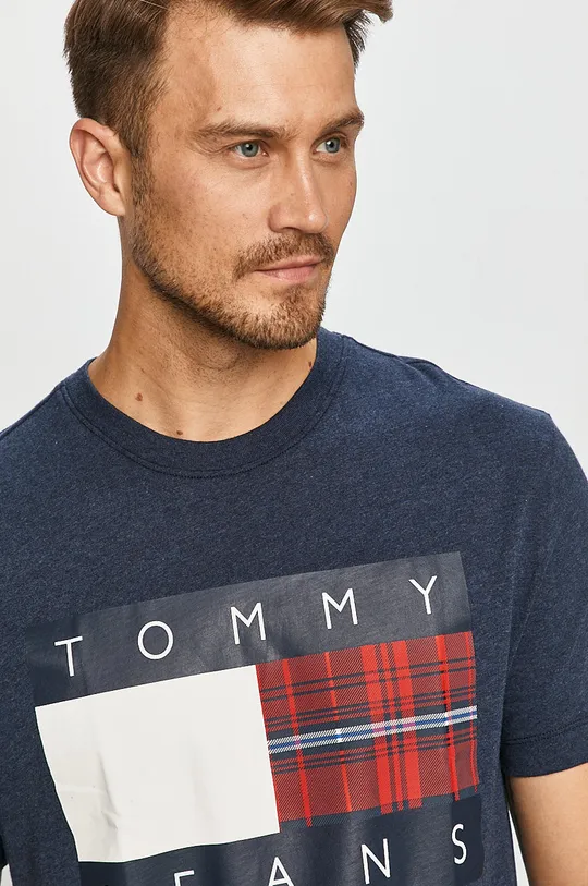 tmavomodrá Tommy Jeans - Tričko