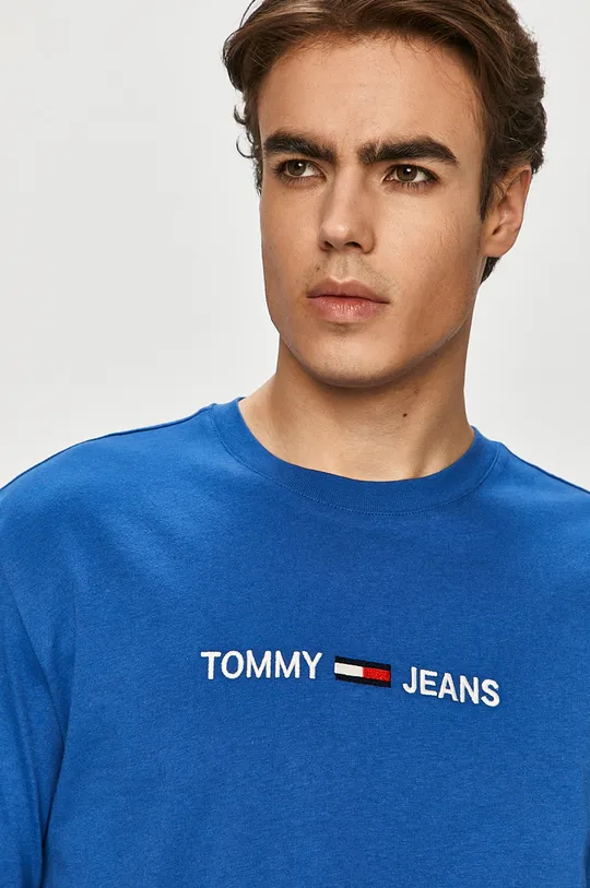 μπλε Tommy Jeans - Μπλουζάκι