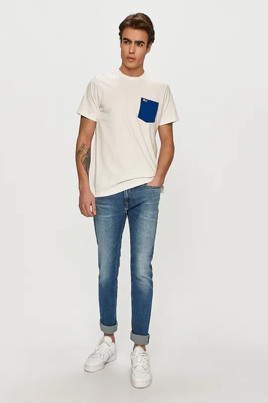 Tommy Jeans - T-shirt DM0DM09370 biały