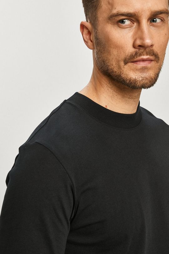 czarny Selected Homme - T-shirt