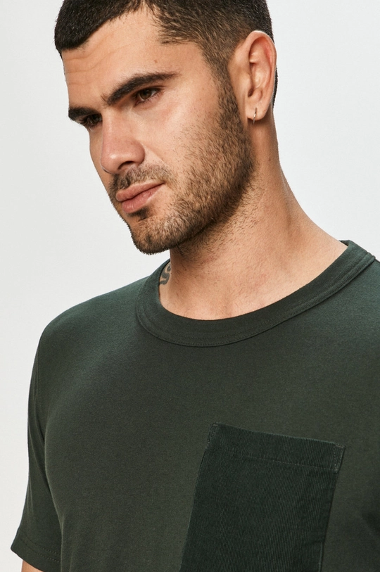 zielony Selected Homme - T-shirt