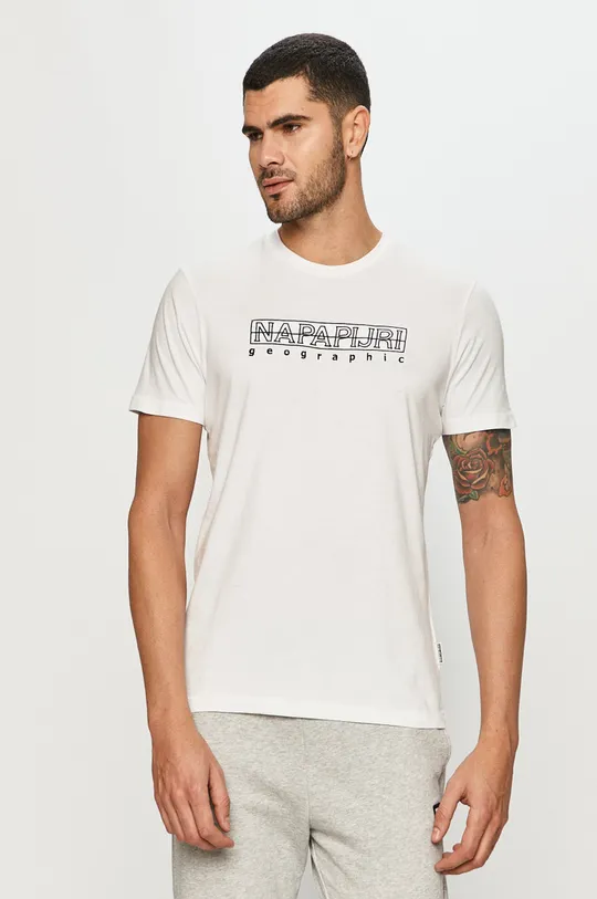 fehér Napapijri - T-shirt Férfi