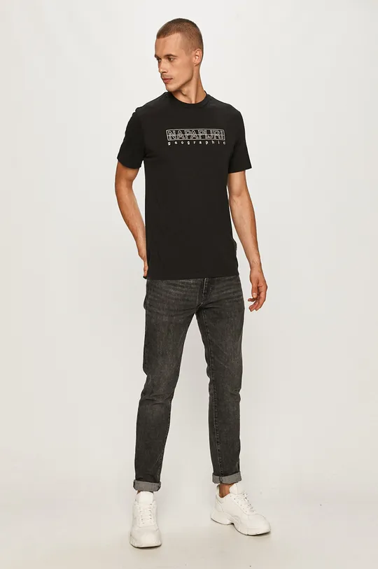 Napapijri - T-shirt fekete