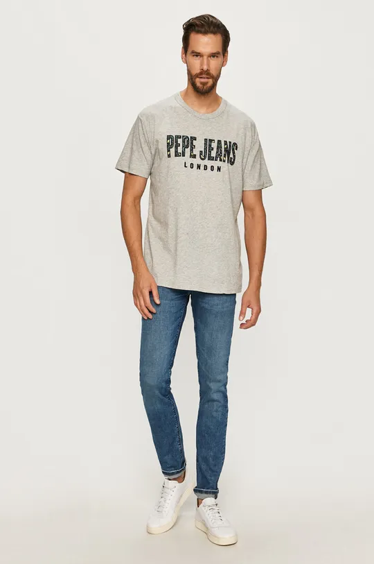 Pepe Jeans - T-shirt Salvador szary