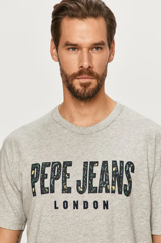 szürke Pepe Jeans - T-shirt Salvador