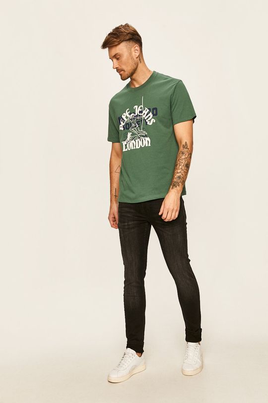 Pepe Jeans - Tričko Samson tlumená zelená