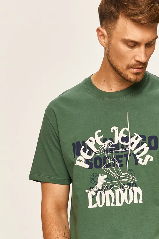 zöld Pepe Jeans - T-shirt Samson