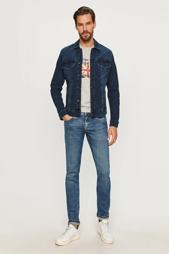 Pepe Jeans - T-shirt Sid szary