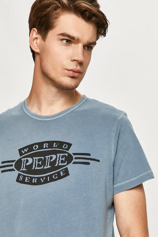 fioletowy Pepe Jeans - T-shirt Devon