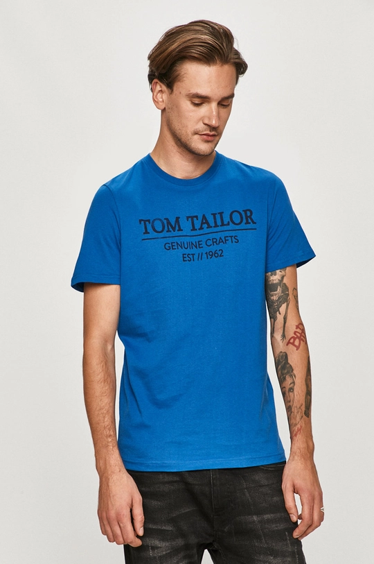 голубой Tom Tailor Denim - Футболка