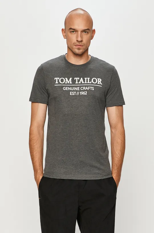 szary Tom Tailor Denim - T-shirt