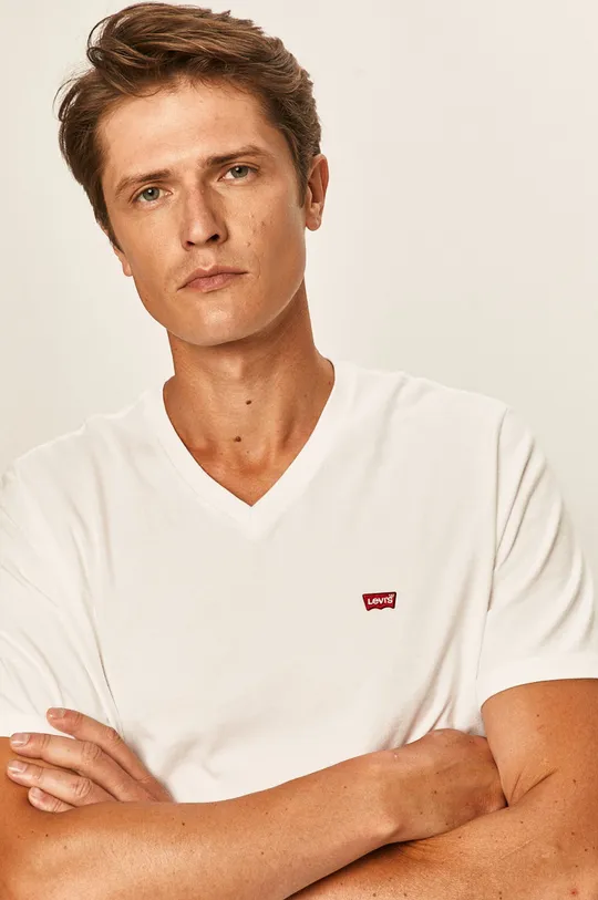 fehér Levi's - T-shirt Férfi