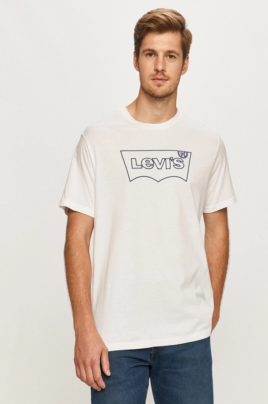 biały Levi's - T-shirt Męski