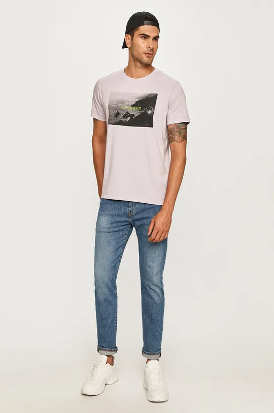 Levi's - T-shirt fioletowy