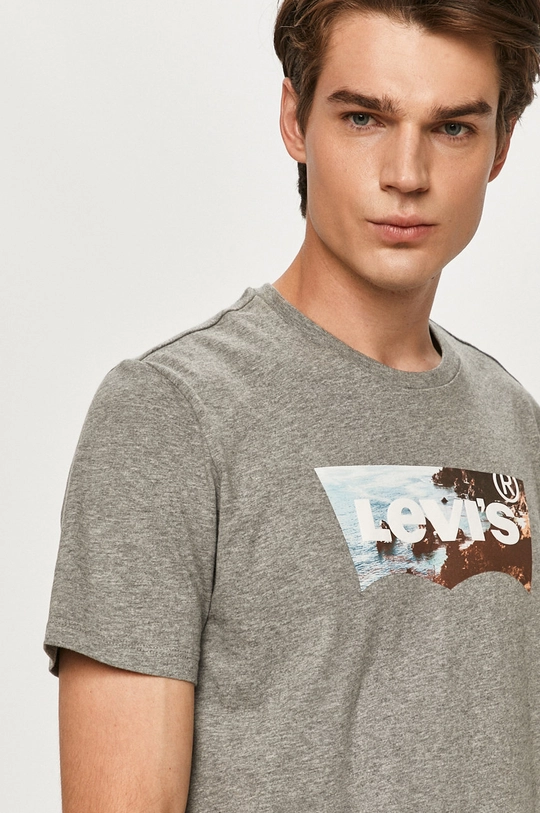 szary Levi's - T-shirt