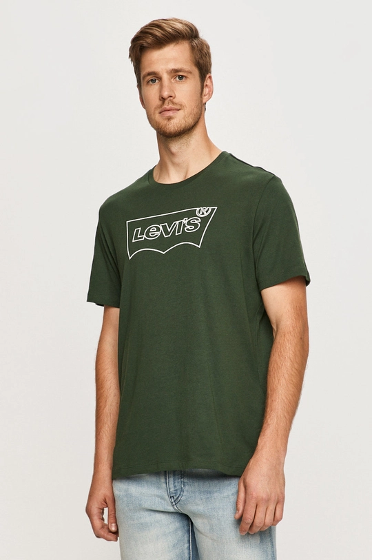 zielony Levi's - T-shirt Męski