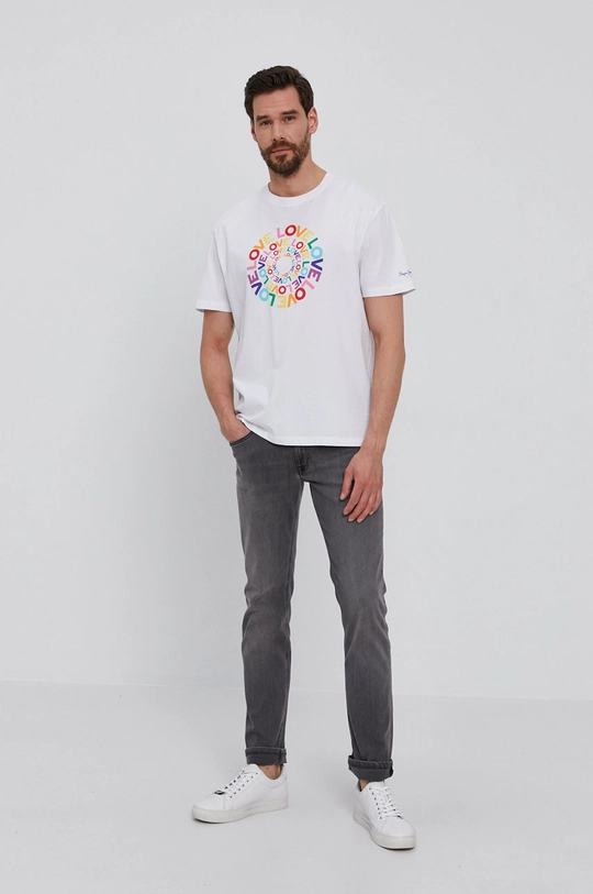 Pepe Jeans T-shirt biały