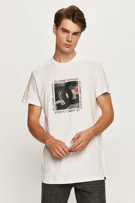 biały DC - T-shirt Męski