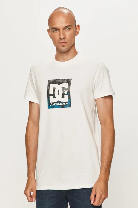 biały DC - T-shirt Męski