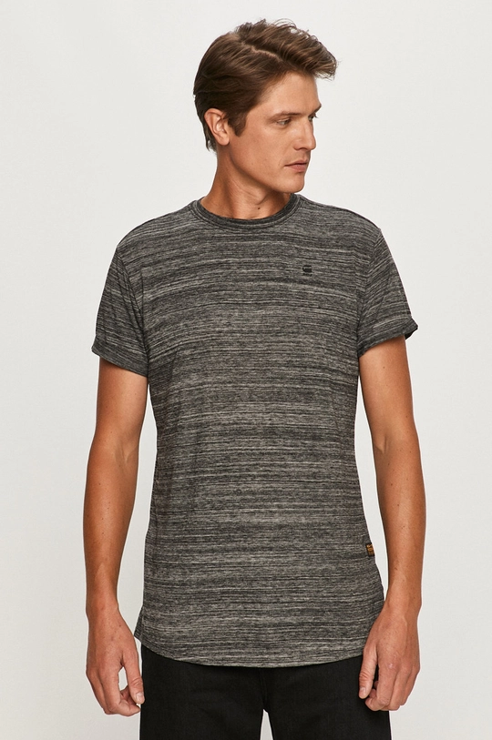 czarny G-Star Raw - T-shirt D16396.B140.6484 Męski