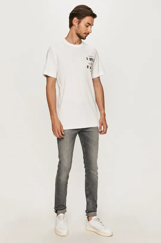 G-Star Raw - T-shirt D17656.B353.110 biały