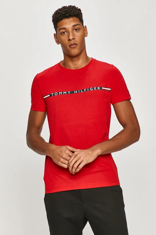 piros Tommy Hilfiger - T-shirt Férfi