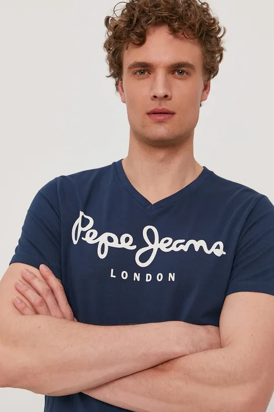 granatowy Pepe Jeans T-shirt