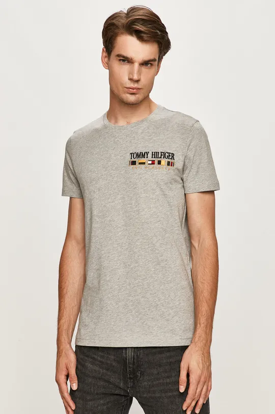 szürke Tommy Hilfiger - T-shirt