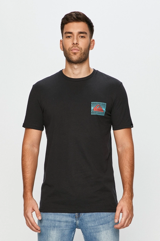 czarny Quiksilver - T-shirt Męski