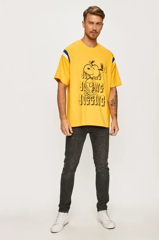 Levi's - T-shirt x Peanuts żółty