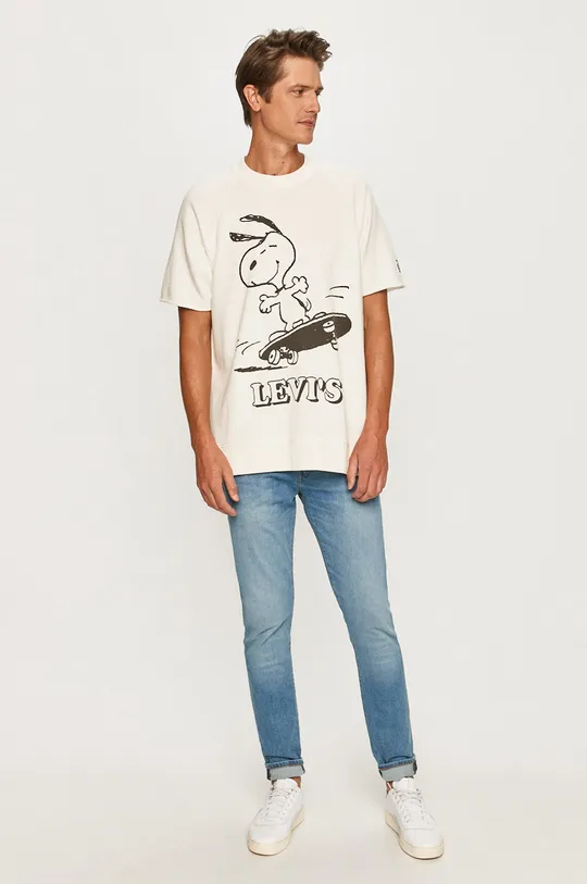 Levi's - T-shirt x Peanuts biały