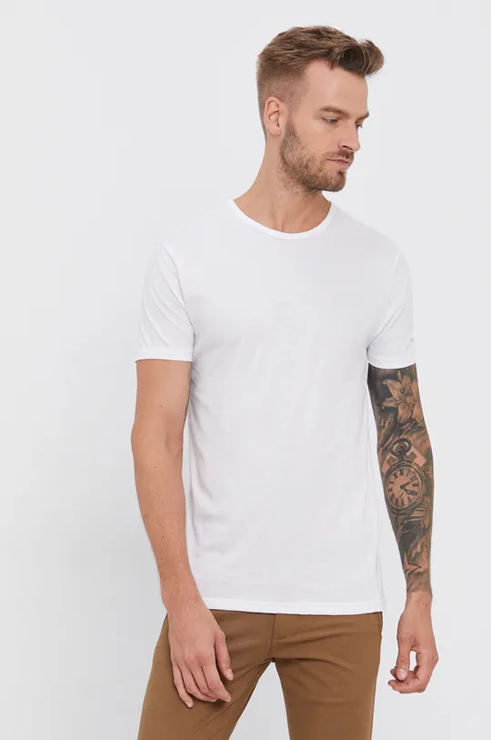 czarny Paul Smith - T-shirt (3-pack) Męski
