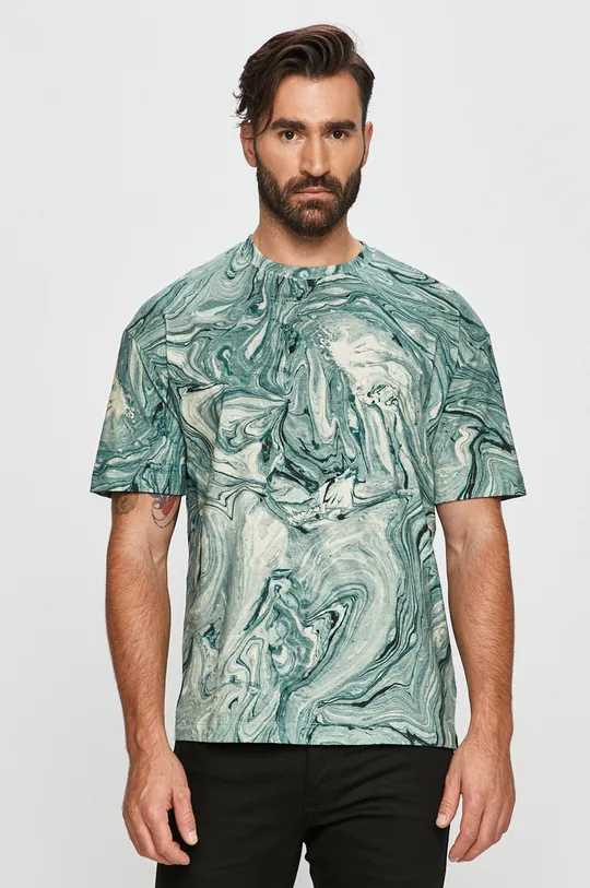 zöld Scotch & Soda - T-shirt Férfi