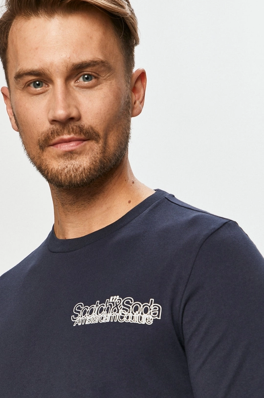 granatowy Scotch & Soda - T-shirt