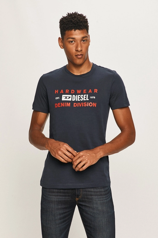 Diesel - Tricou print bleumarin A00354.0AAXJ