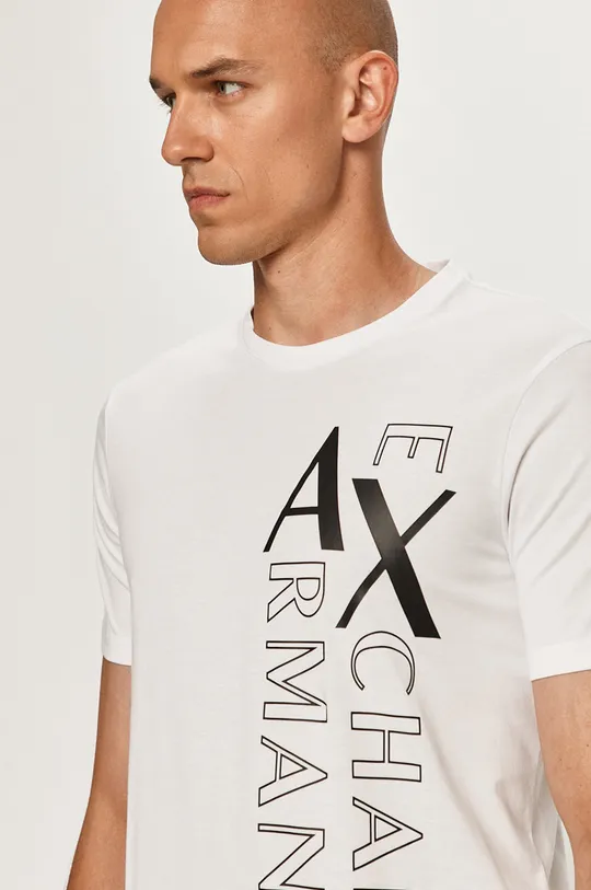 biela Armani Exchange - Tričko