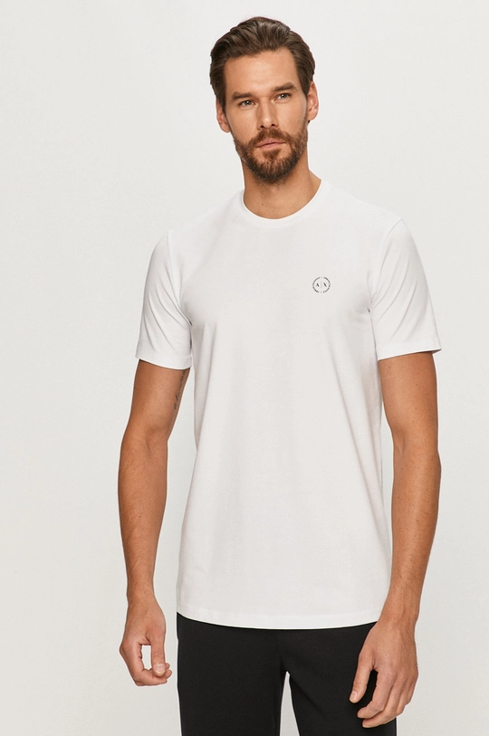 biały Armani Exchange - T-shirt 8NZT84.Z8M9Z Męski