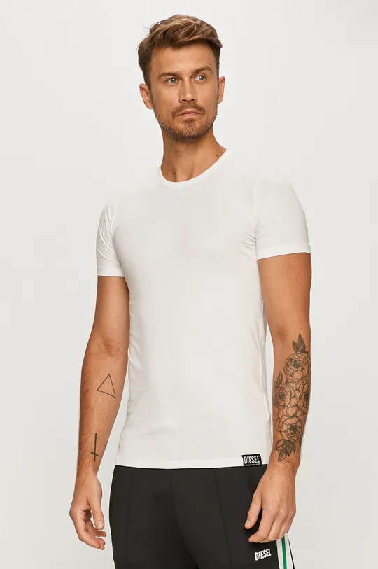 biały Diesel - T-shirt Męski
