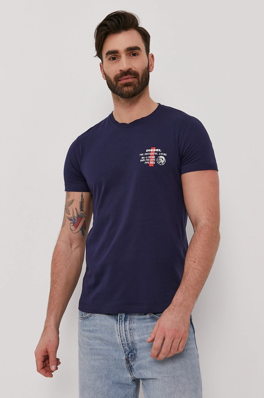 granatowy Diesel - T-shirt