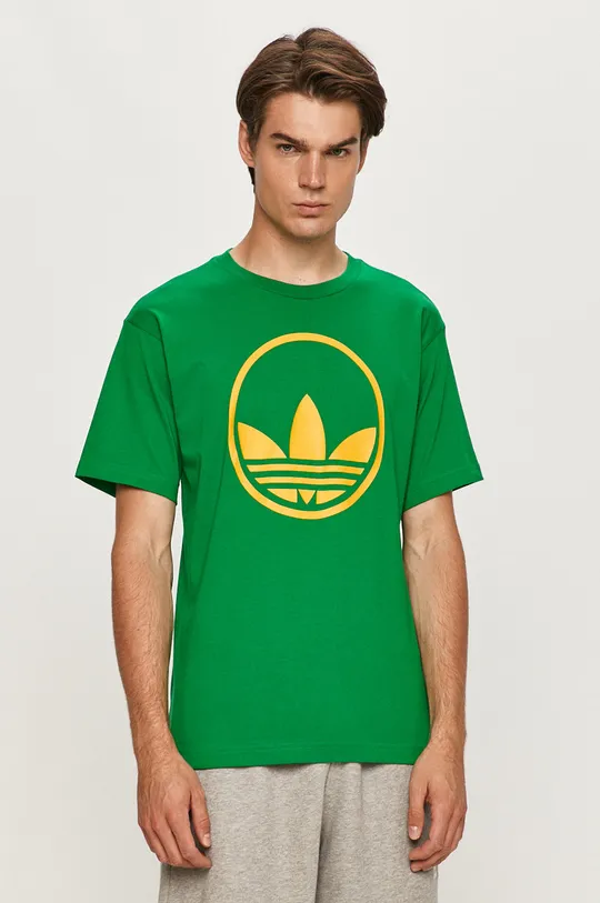 zielony adidas Originals - T-shirt GD2104 Męski