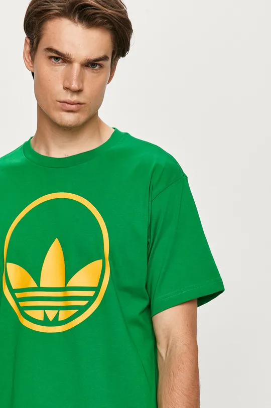 zielony adidas Originals - T-shirt GD2104