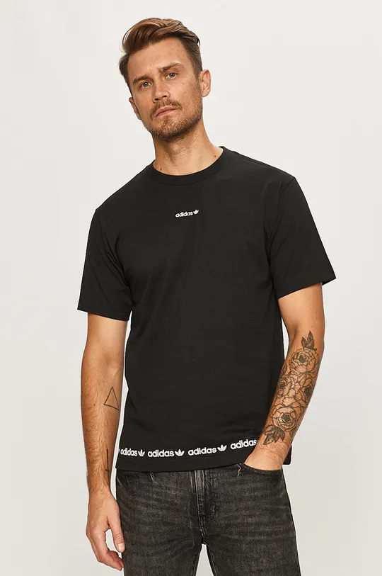 czarny adidas Originals - T-shirt GD2111 Męski