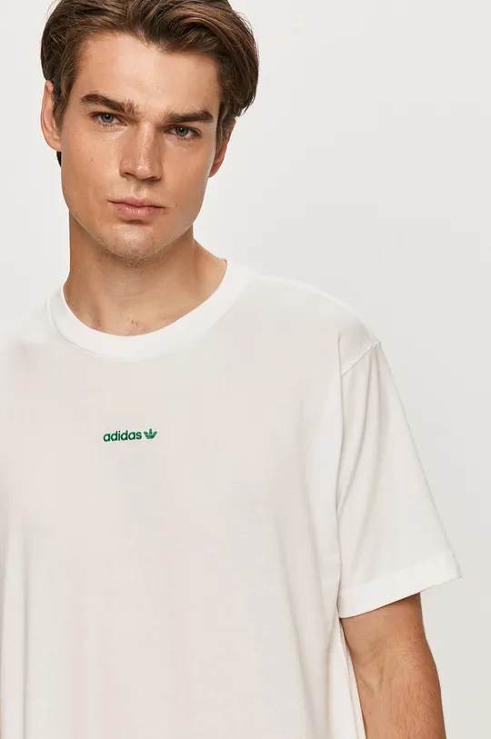 biały adidas Originals - T-shirt GD2113