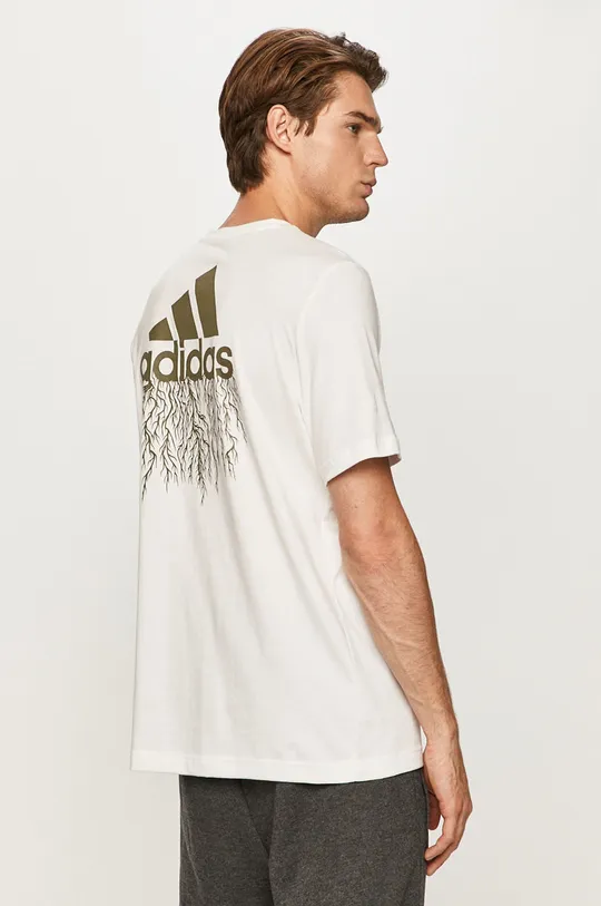 biela adidas - Tričko GD5895 Pánsky