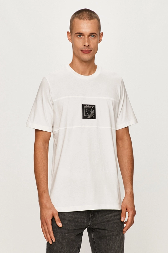 biały adidas Originals - T-shirt GD5834 Męski