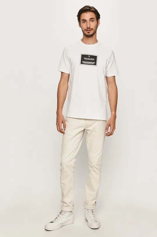Trussardi Jeans - Tričko biela