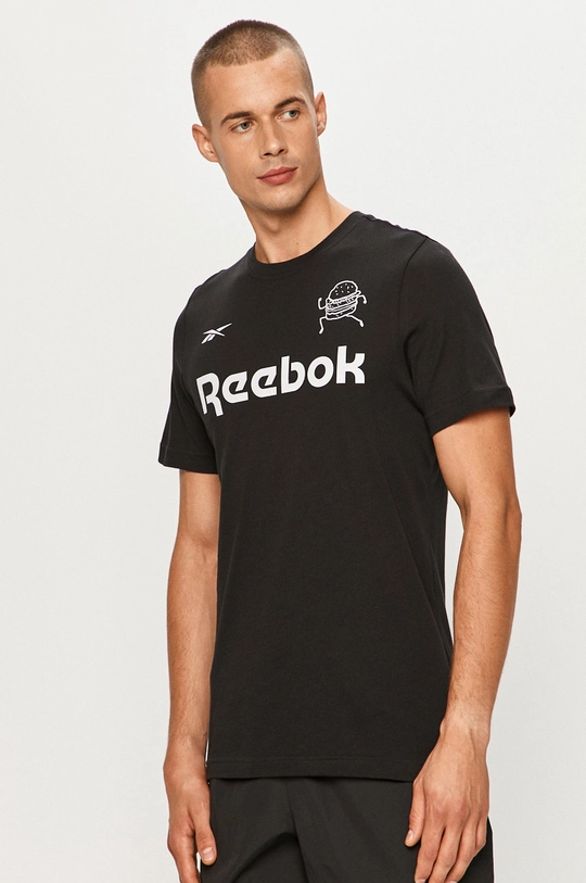 fekete Reebok - T-shirt FS8467 Férfi