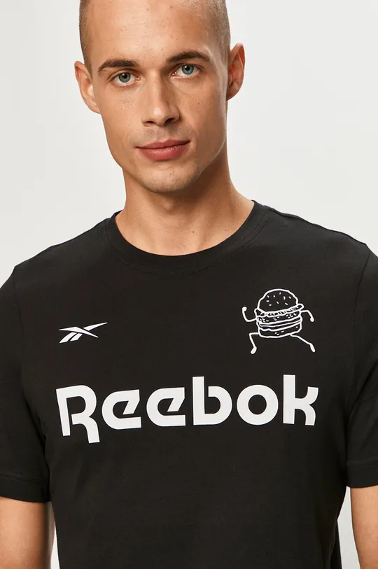 čierna Reebok - Tričko FS8467