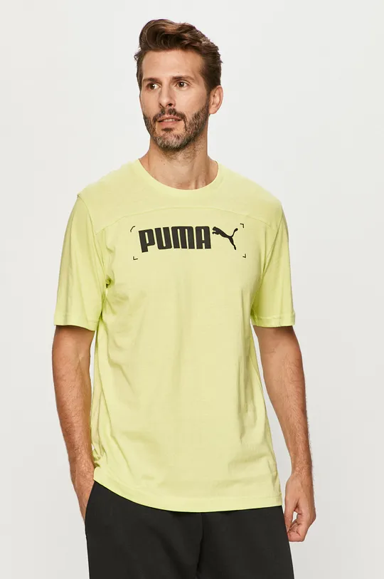 zöld Puma - T-shirt 583487 Férfi