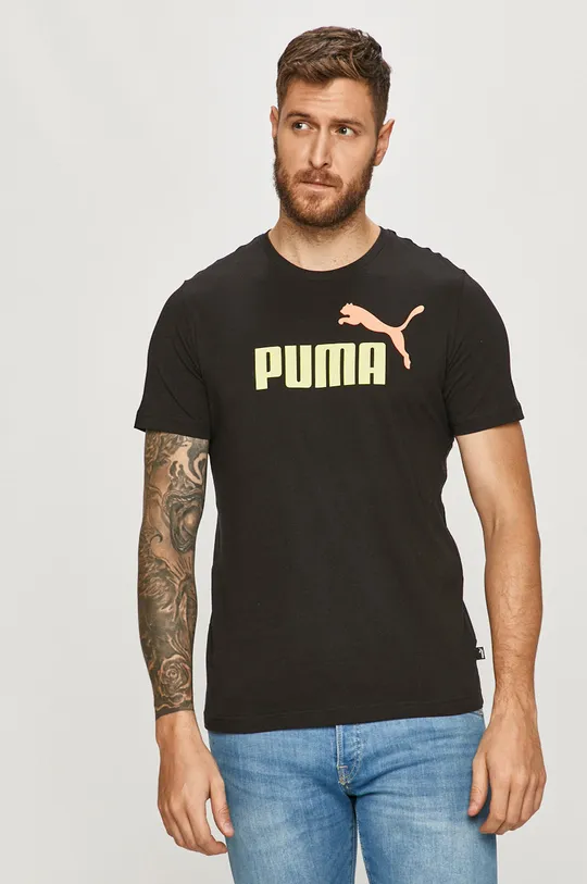 čierna Puma - Tričko 583714 Pánsky